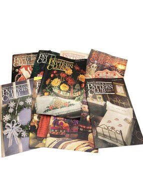 Vintage Annie's Pattern Club Magazine Lot, Quick and Easy Crafting Fun, 1990s